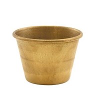 Vintage Steel Gold Ramekin